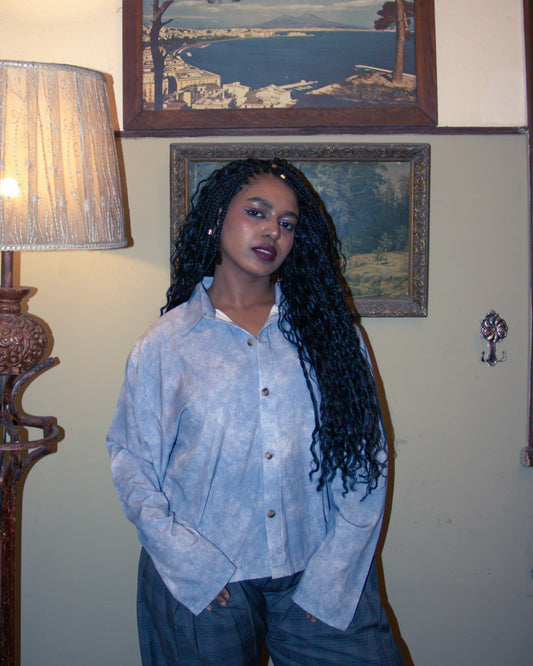 CLOUD BUTTONED LONG SLEEVE SHIRT