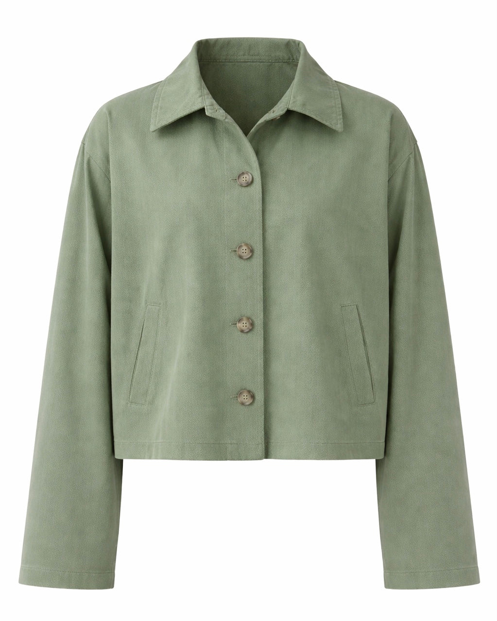 LIGHTWEIGHT JACKET: OLIVE GREEN