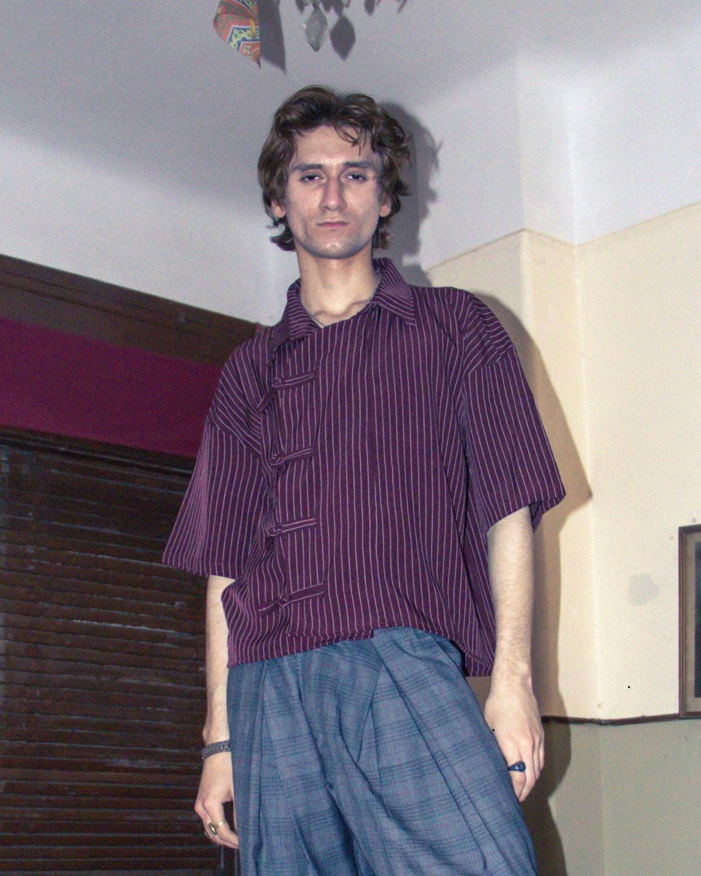 JIǓ HÓNG STRIPPED PANKOU SHIRT