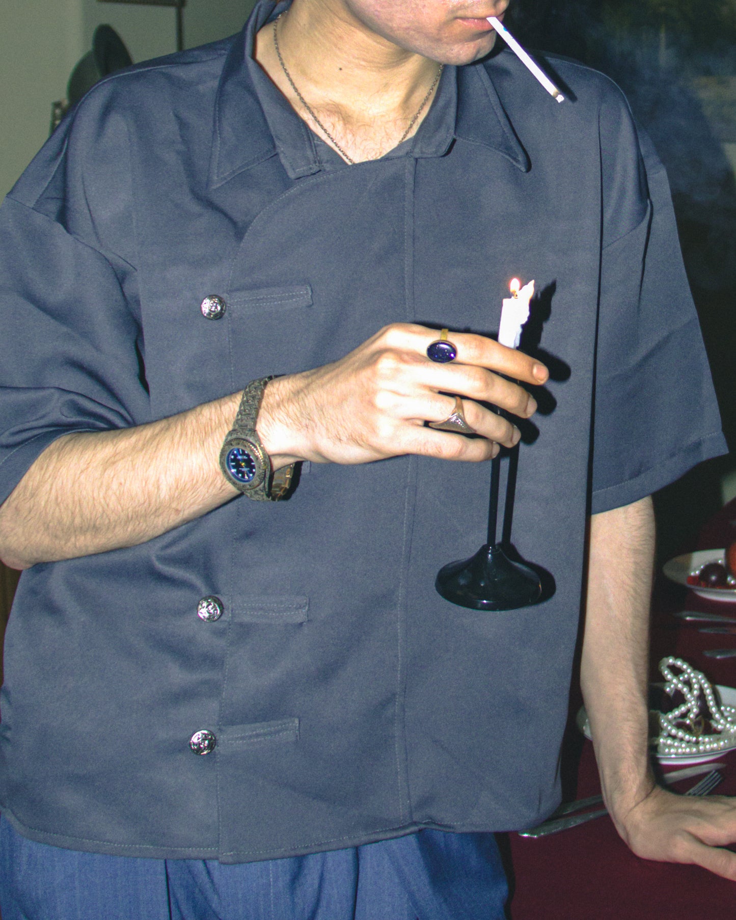IRON-CAST BUTTONED SHIRT