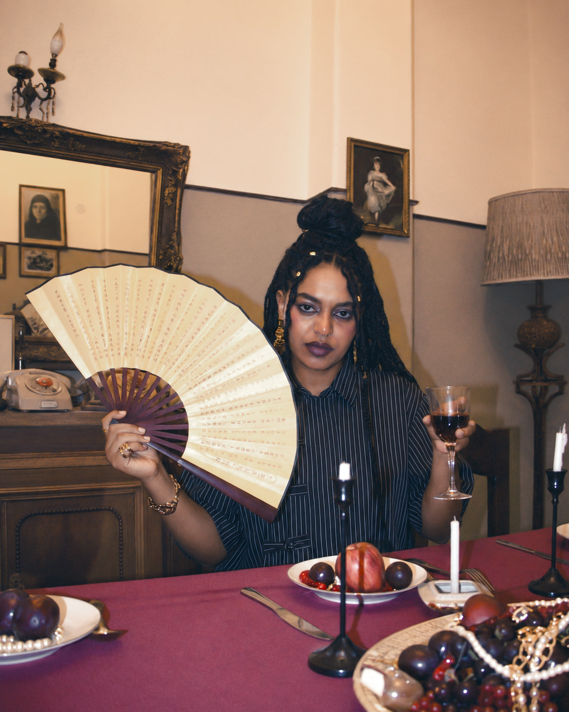 HĒISÈ STRIPED PANKOU SHIRT