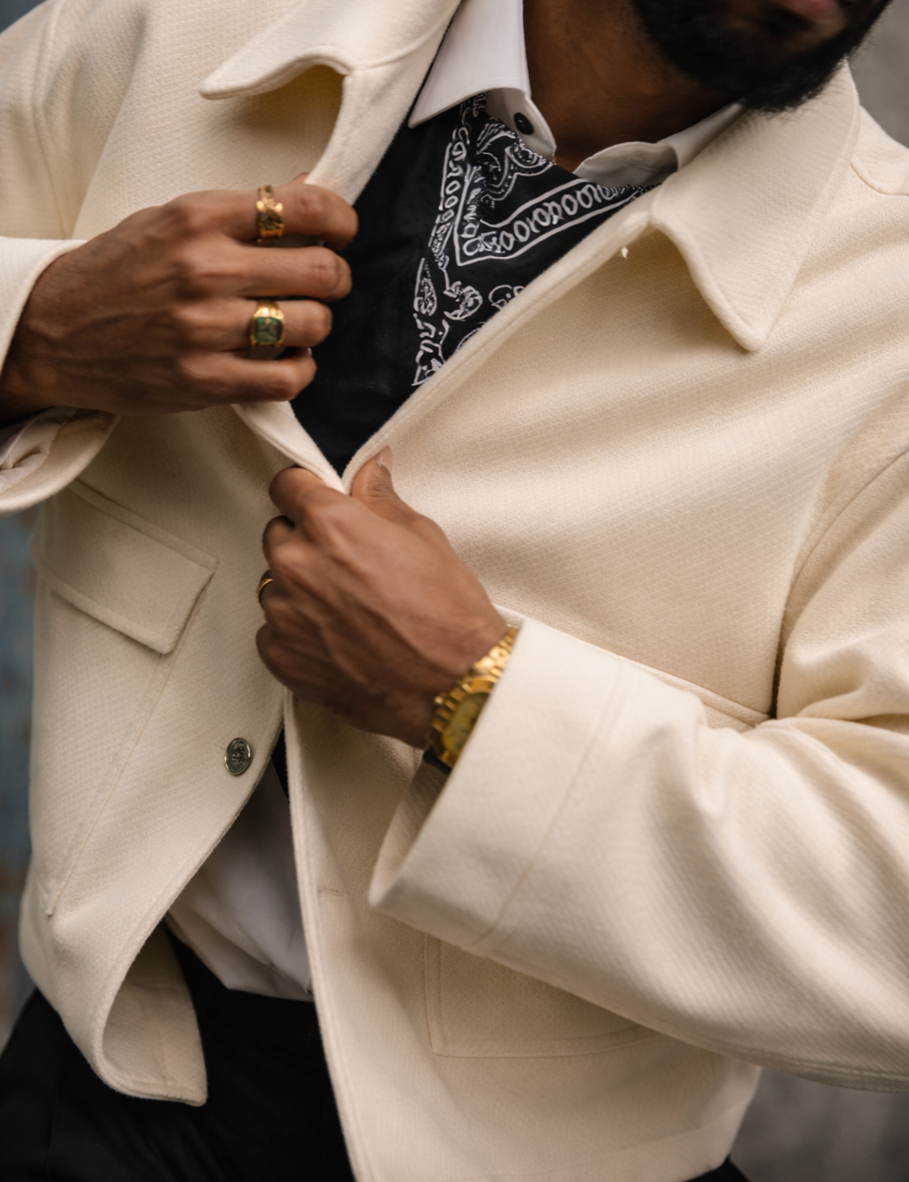 HEAVYWEIGHT JACKET: SNOW