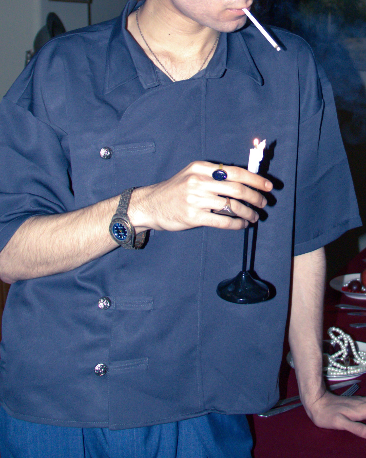 IRON-CAST BUTTONED SHIRT