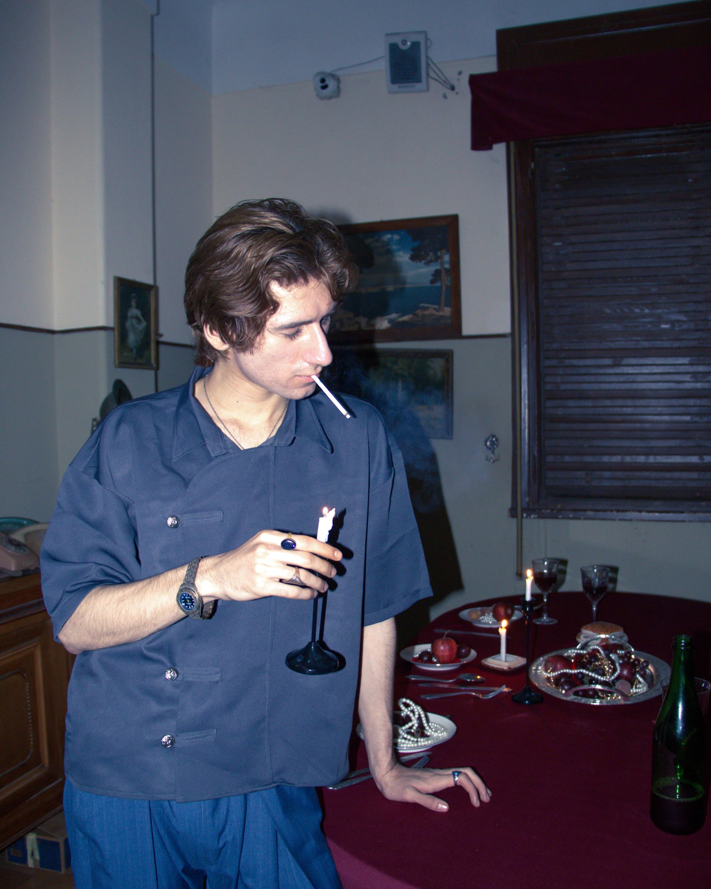 IRON-CAST BUTTONED SHIRT
