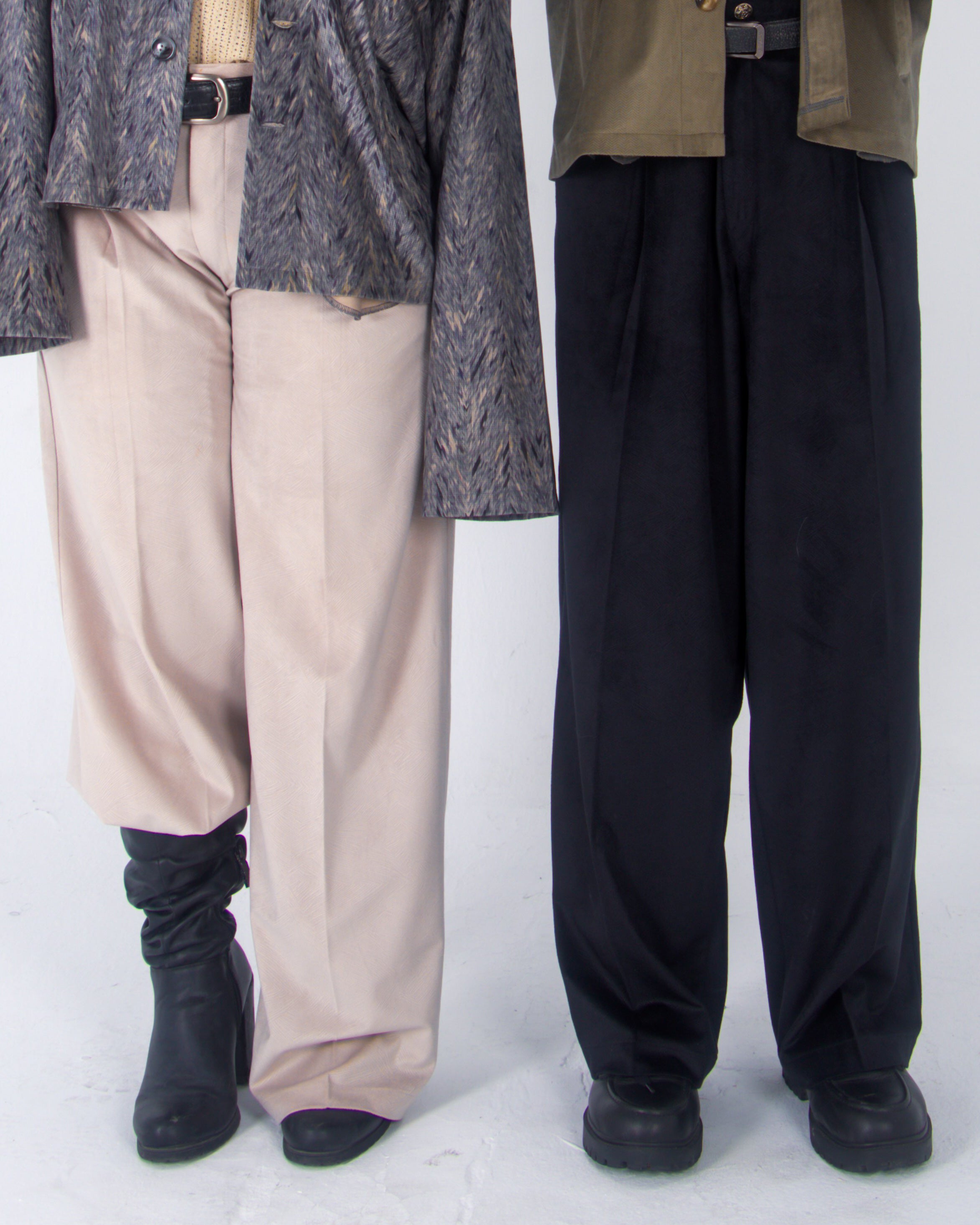 MODERN TAILORED WIDE-LEG PANTS