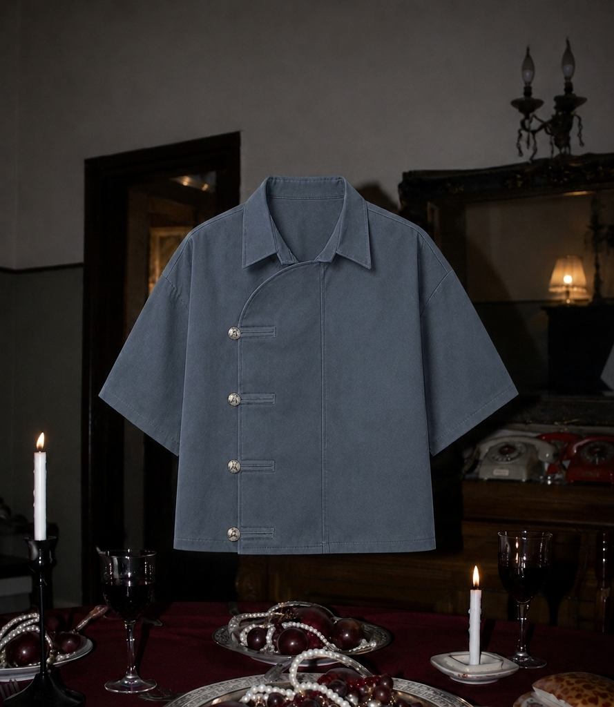 IRON-CAST BUTTONED SHIRT