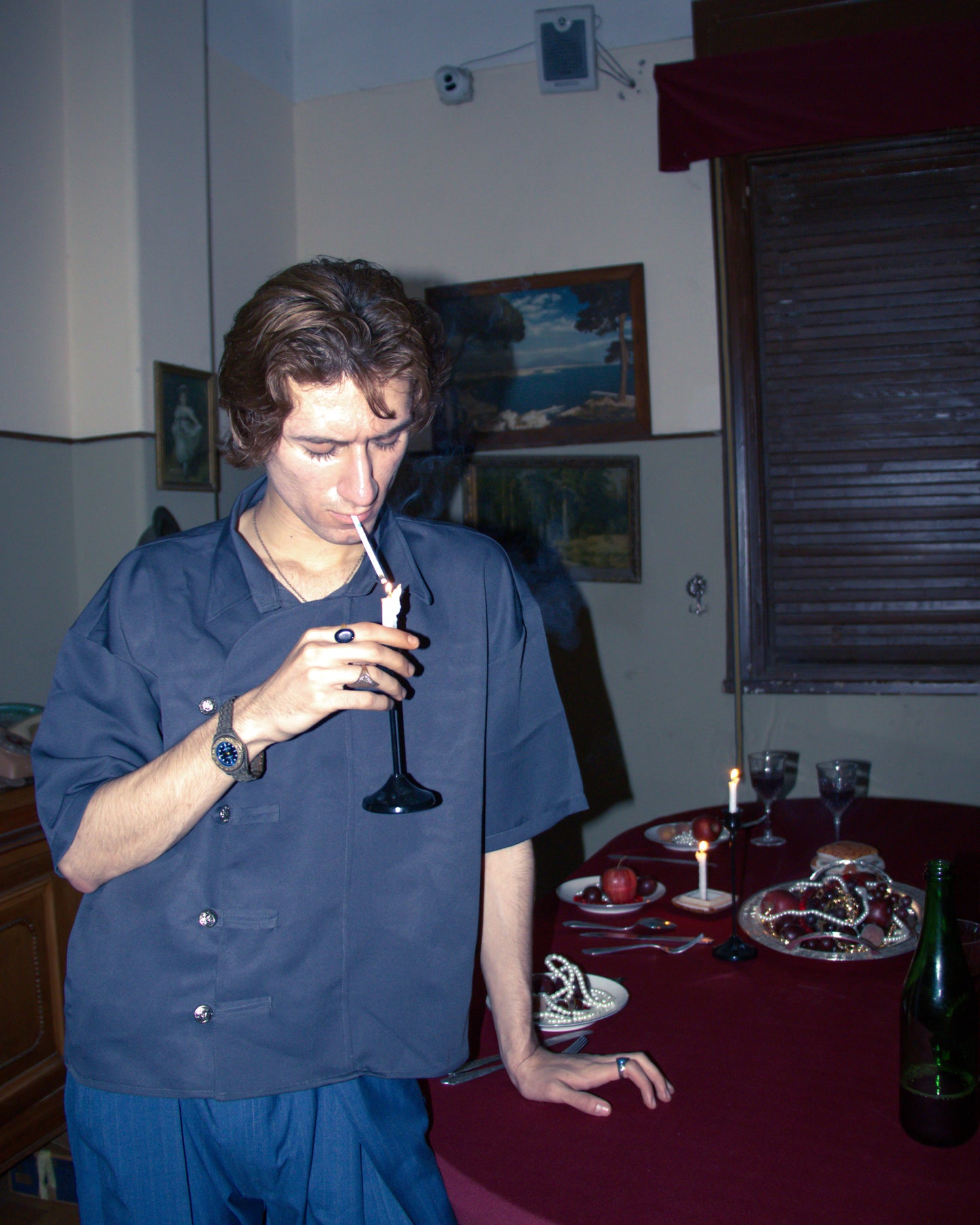 IRON-CAST BUTTONED SHIRT